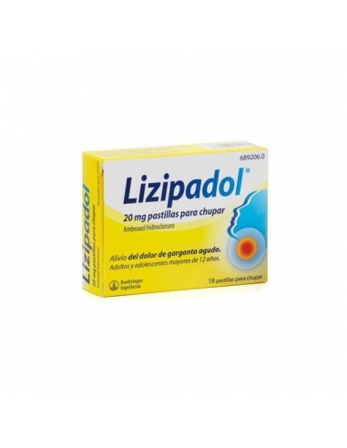 Lizipadol 20mg Pastillas Para Chupar 18uds     