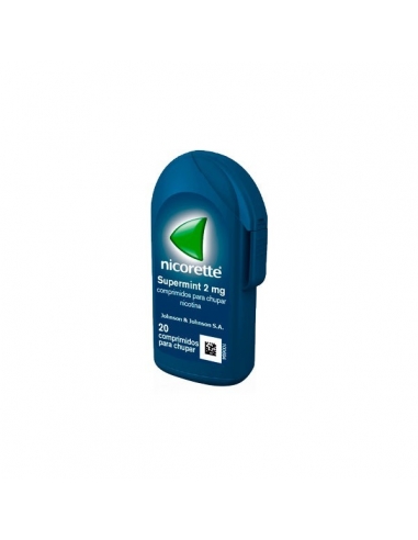 Nicorette Supermint 2mg 20 C Chupar Efg     