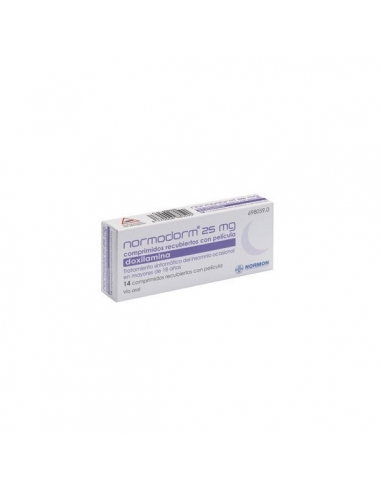 Normon Normodorm Comprimidos Recubiertos 25mg 14uds               