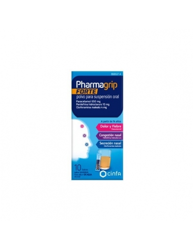 Pharmagrip Forte Sobres 10uds                     
