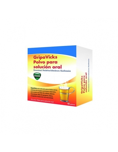 Vicksgripavicks Polvo Solución Oral Sobres 10uds Efp     