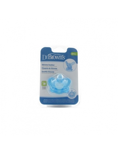 Dr Browns Chupo Silicona 1 Pieza 0-6 meses Azul