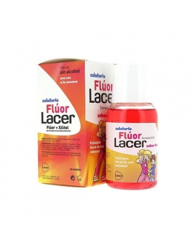 Lacer Fluor semanal Fresa 0,2% 100ml 
