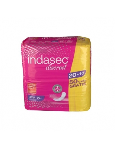 Indasec Pañal Incontinencia Extra Discreet 350ml    