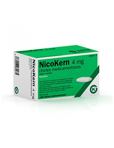 Nicokern 4mg 108 Chicles Menta