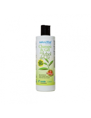 Saluvital Champú & Gel de Arbol de Té 300ml