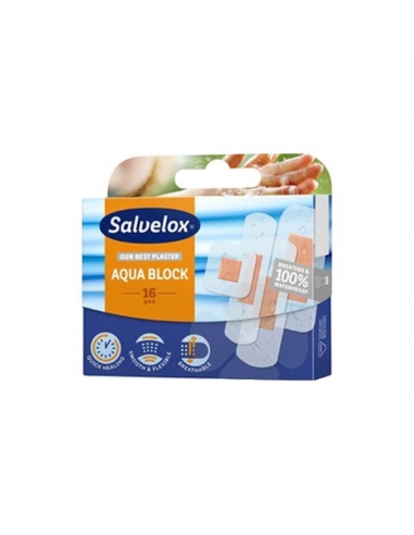 Salvelox Tiritas 5 Tamaños Resistentes al Agua 40uds