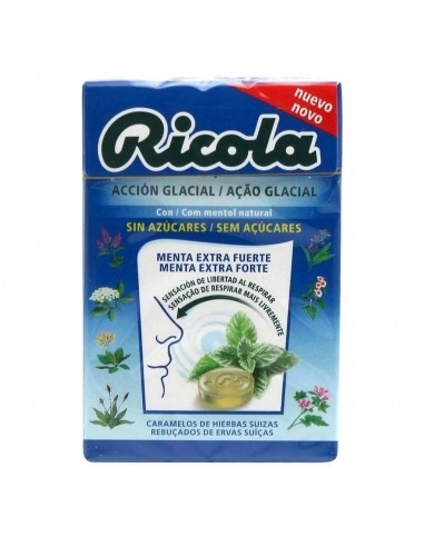 Caramelo Ricola Extra Fuerte Menta 50 Gr