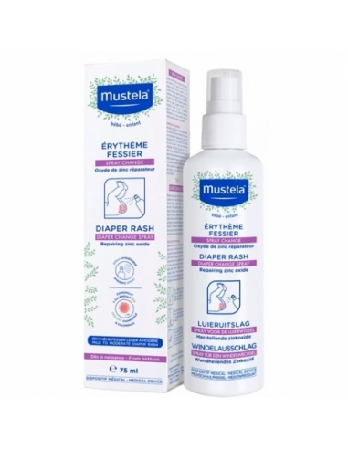 Mustela Spray Cambio De Pañal 75 Ml