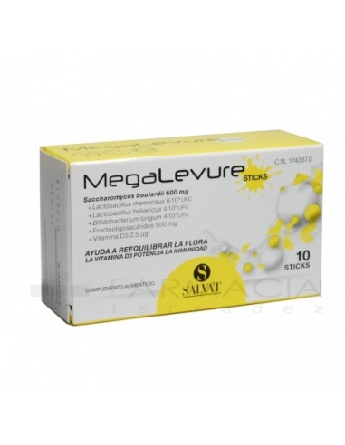 Megalevure 10 Sticks Bucodispersables