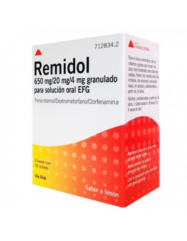 Remidol Farmasierra 650/20/4 Mg Oral Efg