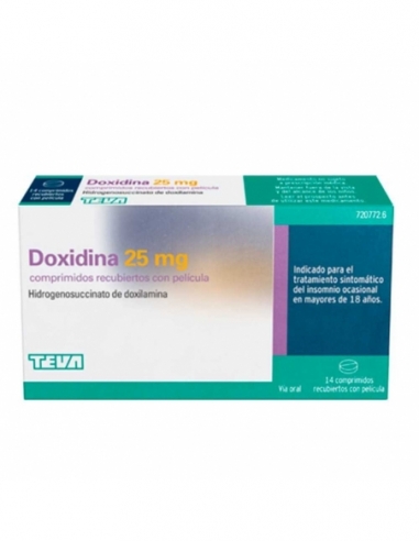 Doxidina Teva 25 Mg 14 Comprimidos...
