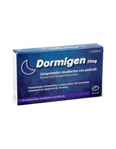 Dormigen 25Mg 14 Comprimidos Recubiertos