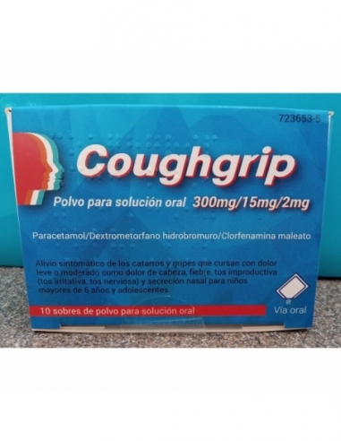 Coughgrip 300Mg/15Mg/2Mg 10 Sobres