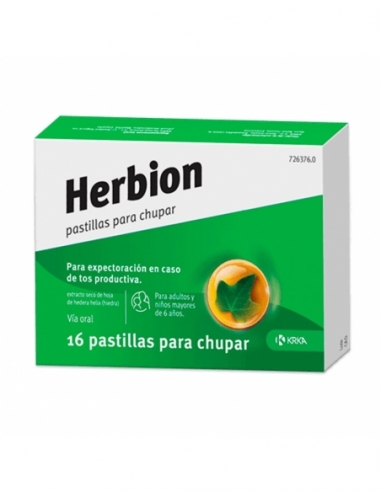 Herbion 16 Pastillas Chupar: