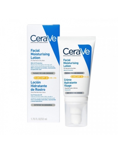 Cerave Locion Hidratante Rostro SPF30...