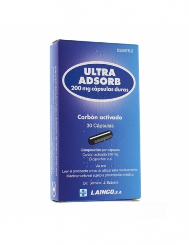 Ultra Adsorb 200 Mg 30 Capsulas Lainco