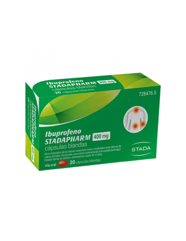 Ibuprofeno Rapid Stadapharm 400 Mg 20...